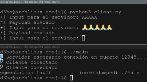 Buffer Overflow con emojis?