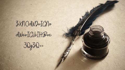 Decodificar y codificar en base64 con papel y boli